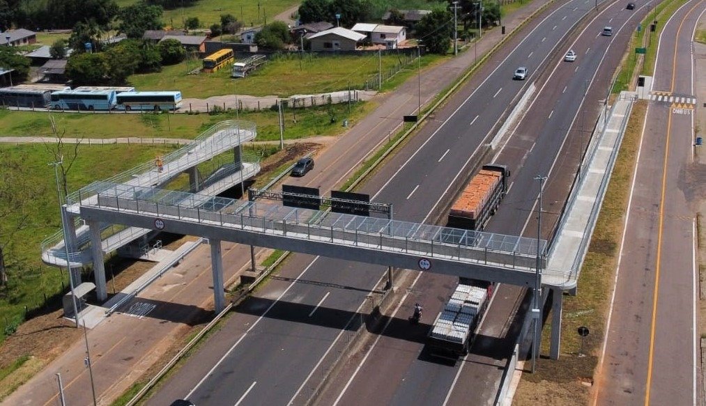 CCR ViaSul conclui mais três novas passarelas na BR 101