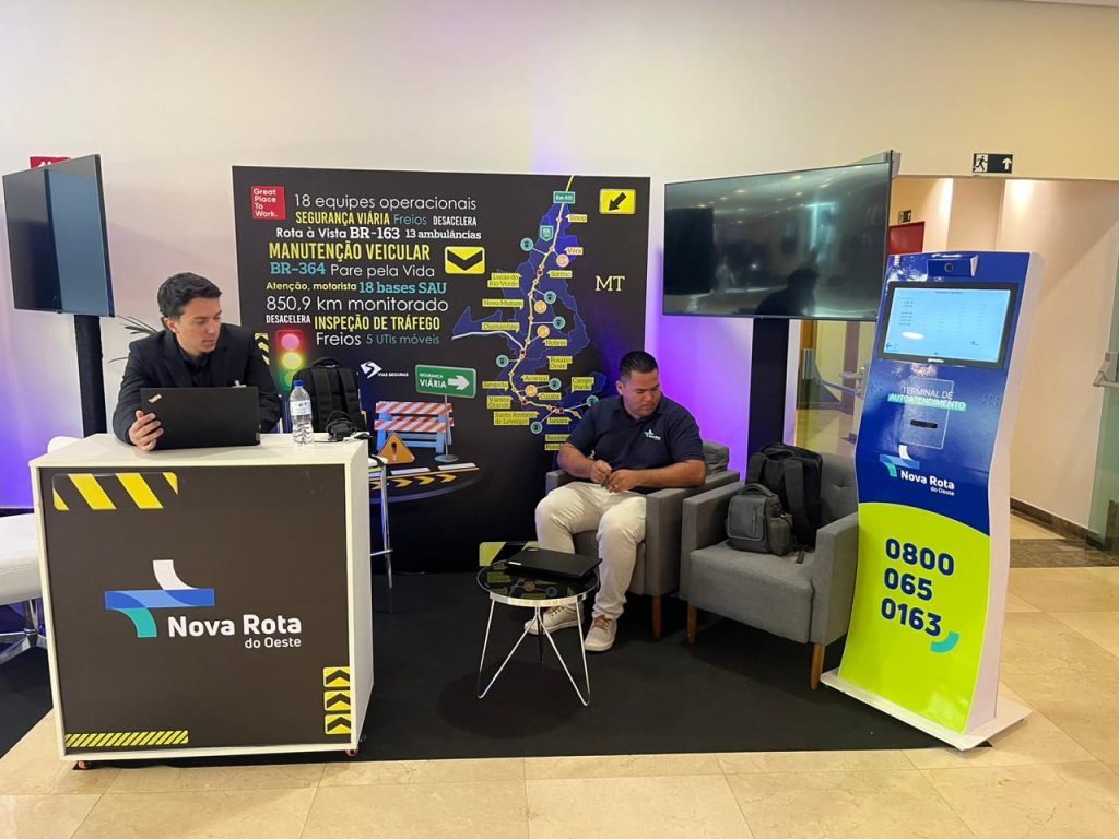 Esta é a primeira vez que a Concessionária participa ativamente do Workshop da ANTT com stand, simulador e painel de resultados.